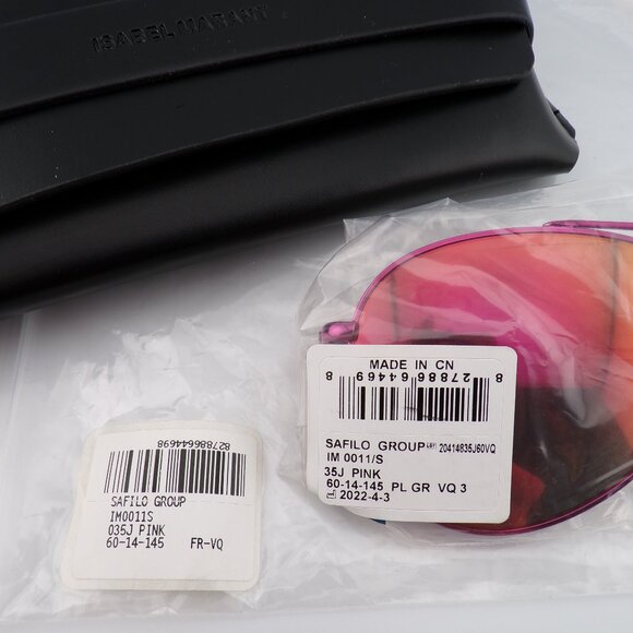 Isabel Marant Colorful Gradient Mirror Aviator Shades, Bright Metallic IM0011 - Picture 14 of 16
